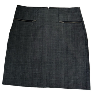 Reitmans Traditional Classic Gray Midi Women Lady Female Size 8 Pencil Skirt